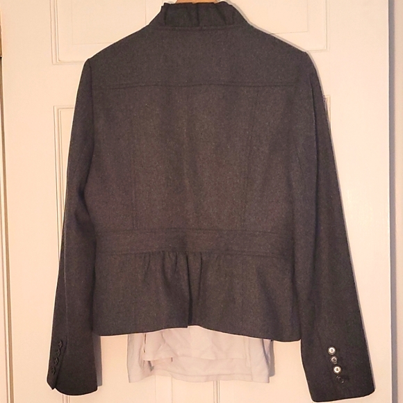 LOFT Wool Gray Blazer - Picture 2 of 5